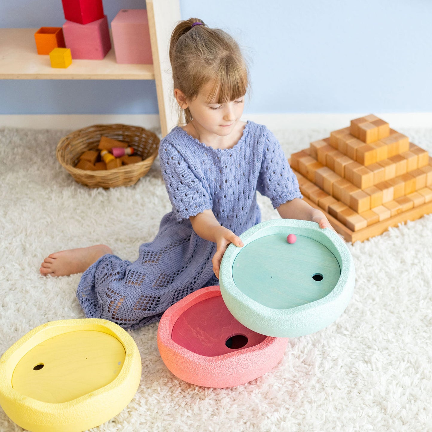 Grimm’s Rolling Discs Cool Pastel