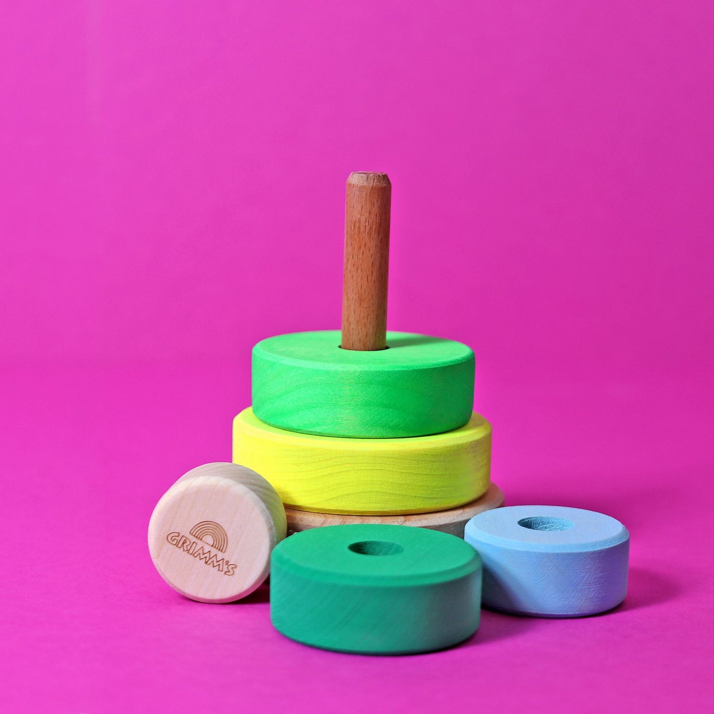Grimm’s Small Conical Tower Neon Green