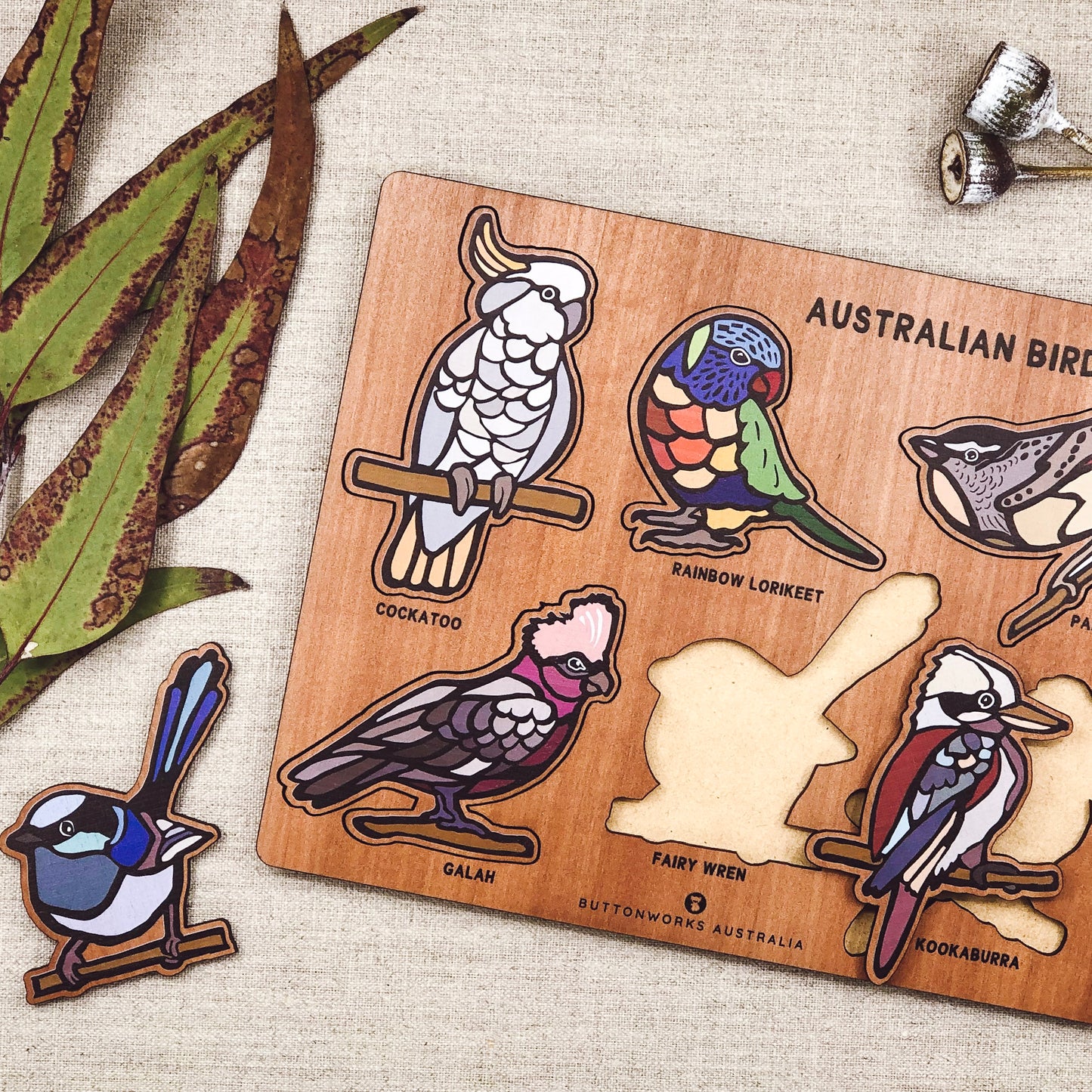 Australian Birds Puzzle (Made in Victoria)