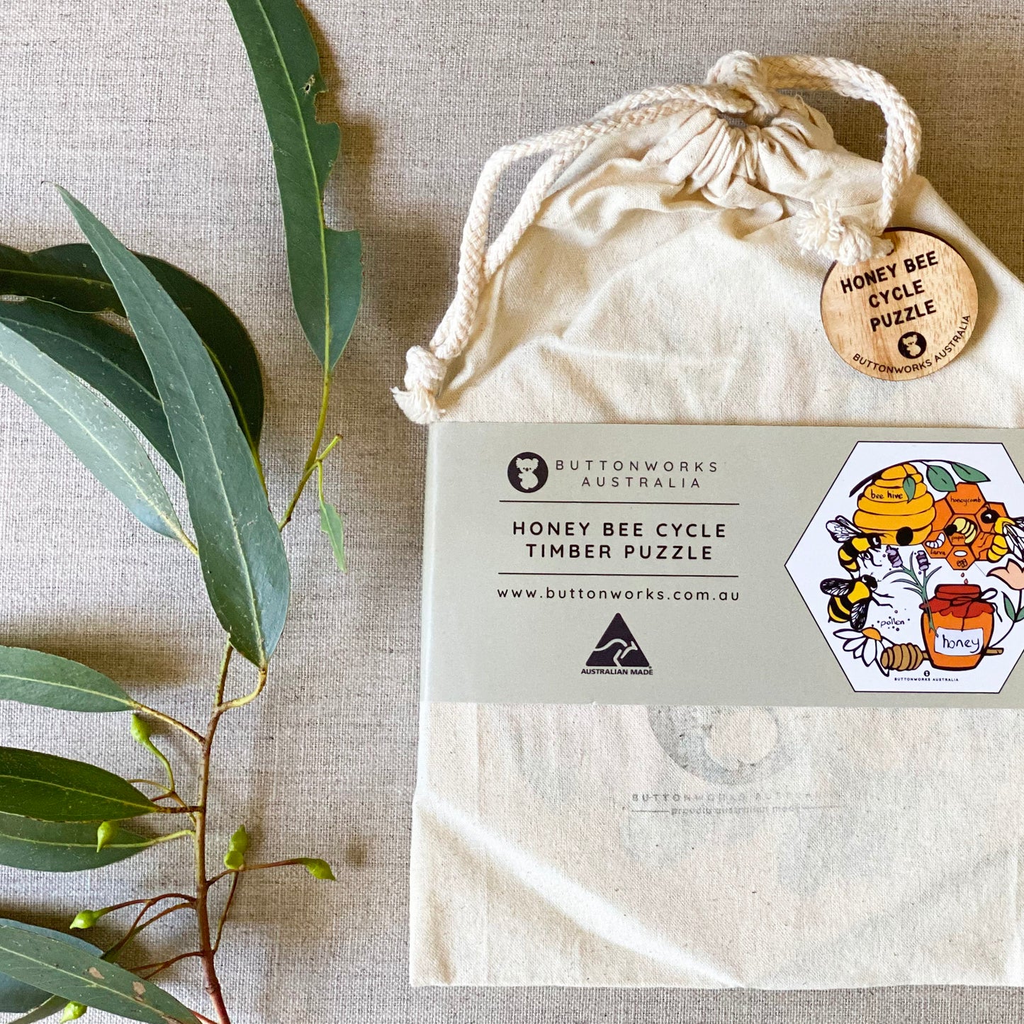 Honey Bee Puzzle (Made in Victoria)