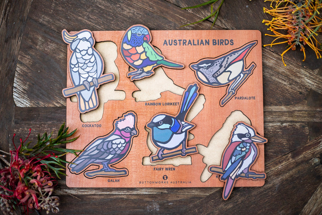 Australian Birds Puzzle (Made in Victoria)