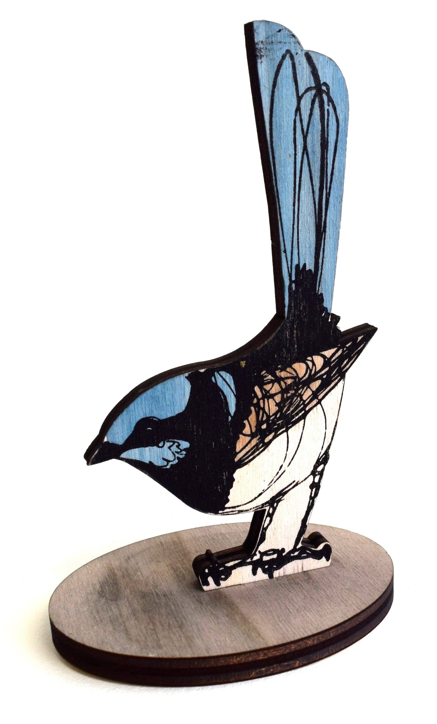 Standing Bird - Superb Fairy Wren