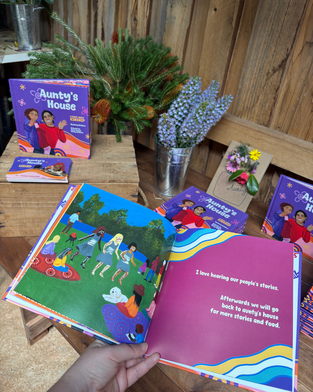 NEW! "Aunty's House" hardcover book