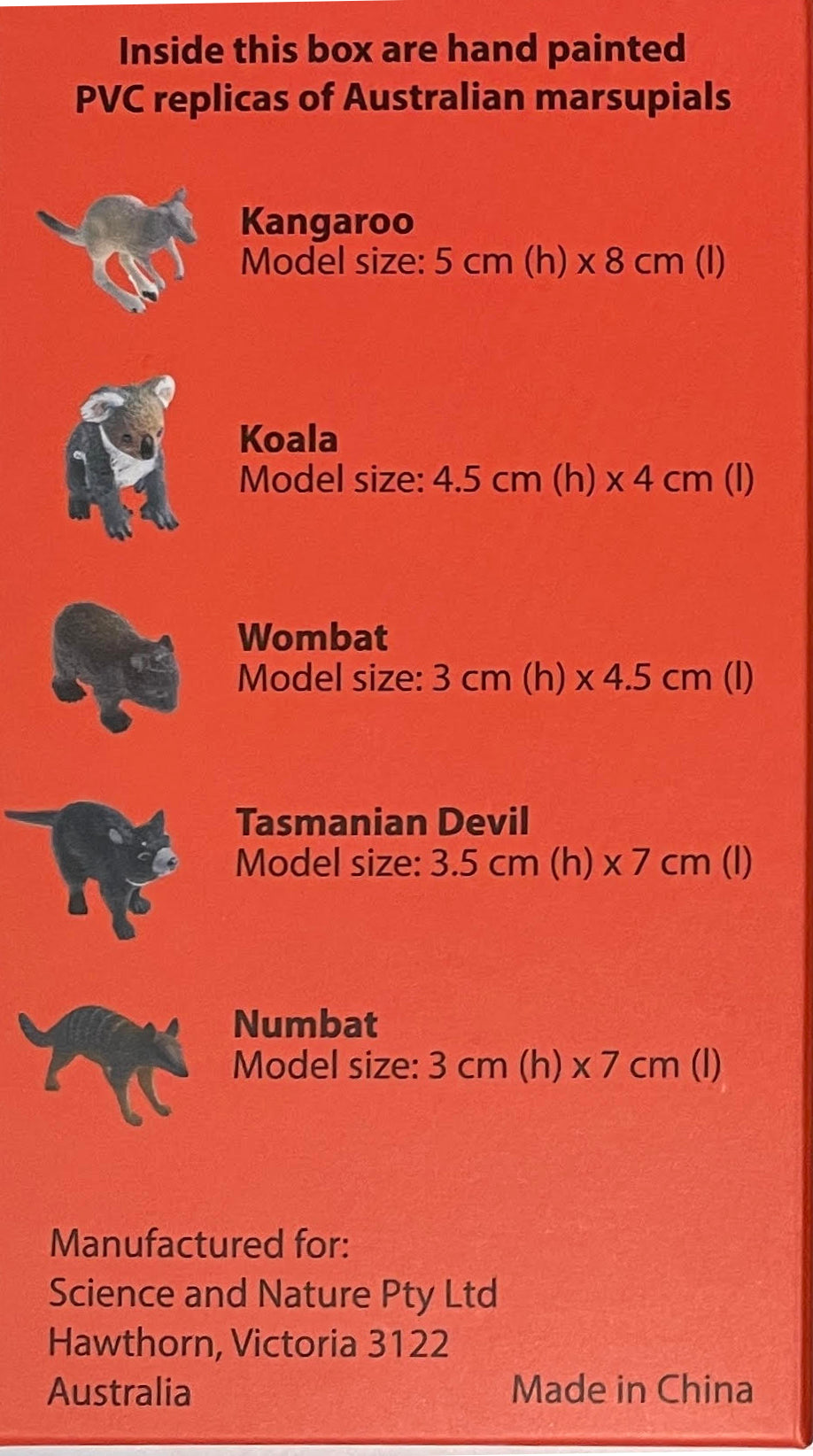 Australian Mammal Replicas - Small