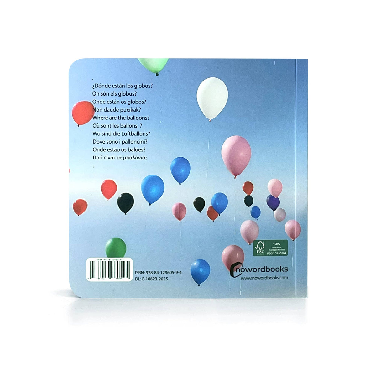 Where Are the Balloons? - Wordless Photo Book NWB058