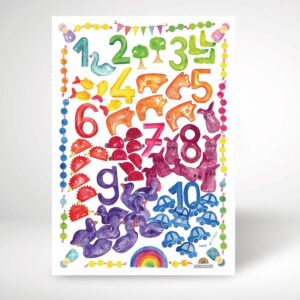 Art Print World of Numbers