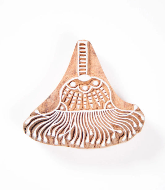 Eucalyptus Blossom Wood Print Block