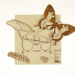 Butterfly Layer Puzzle - Natural