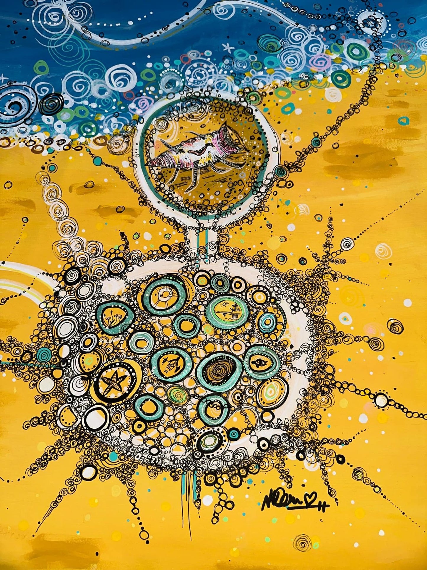 Ocean's Strength - Shell Collecting by N'Dene Riley