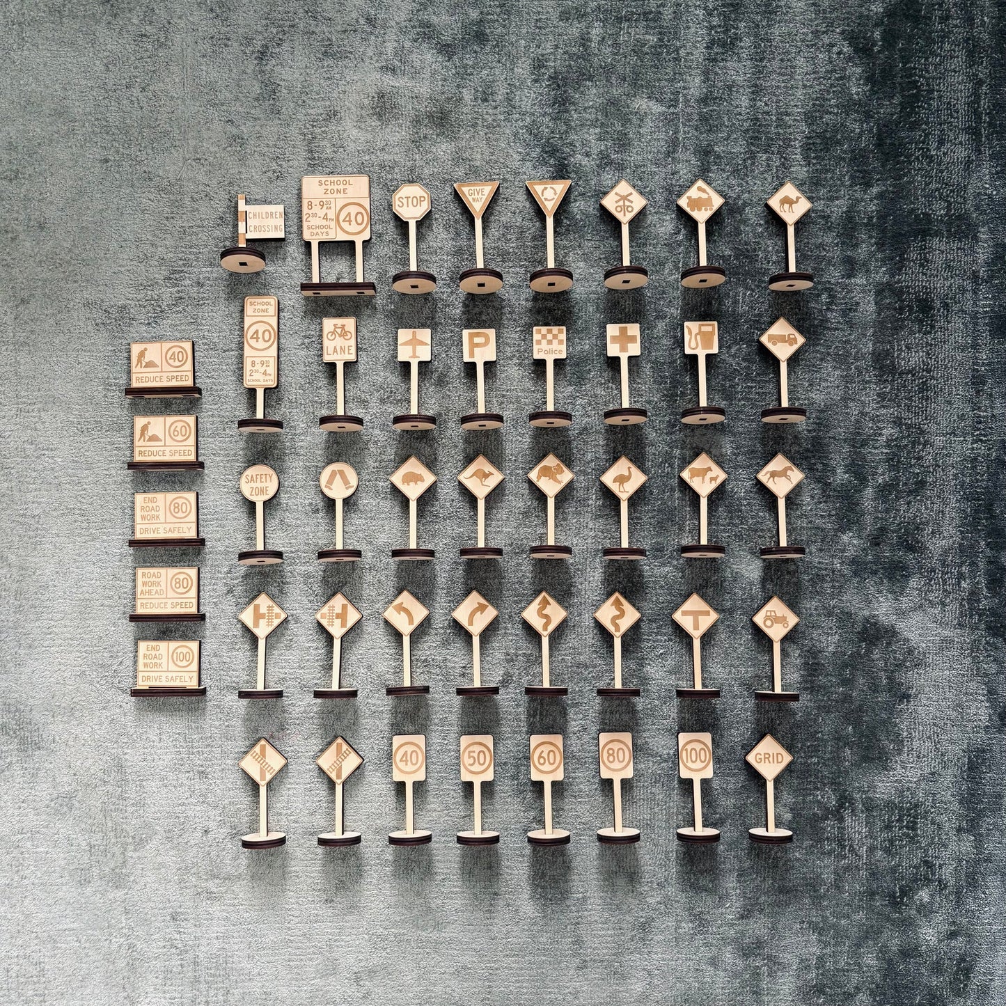 Road Signs Complete Set 45pc