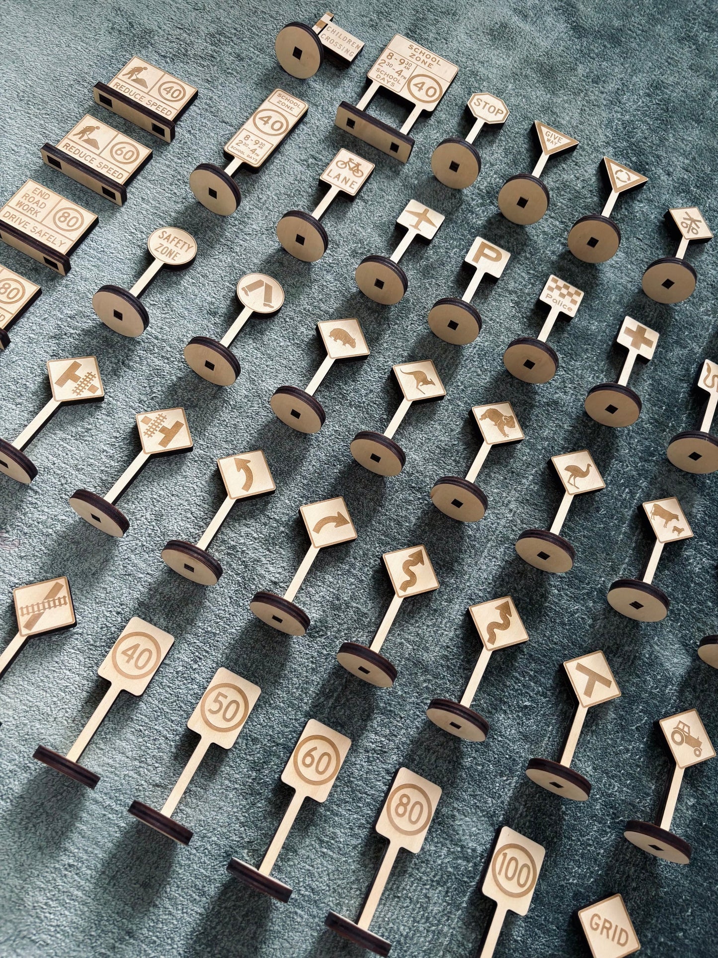 Road Signs Complete Set 45pc