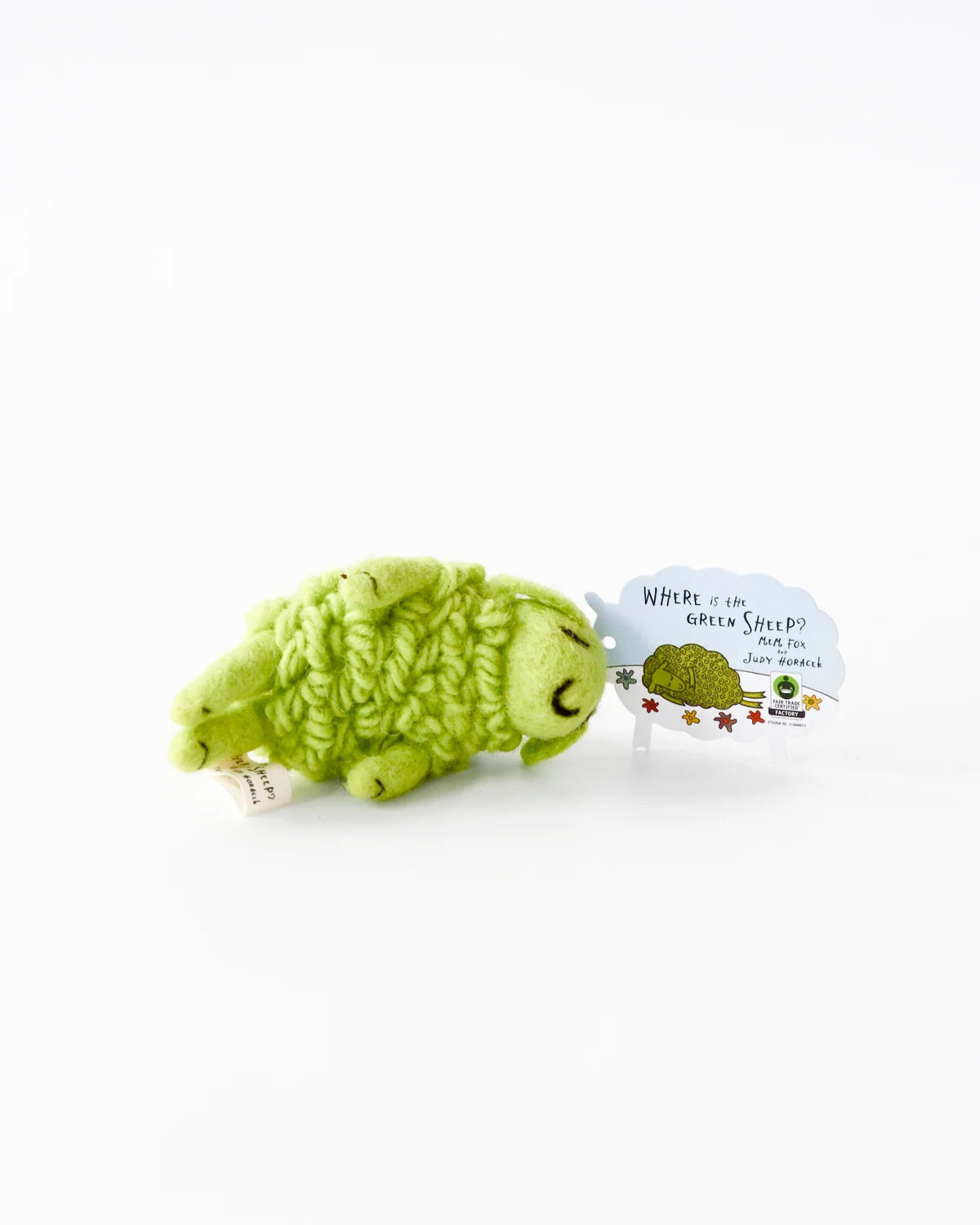 Where Is The Green Sheep? Small Sleeping Green Sheep Toy