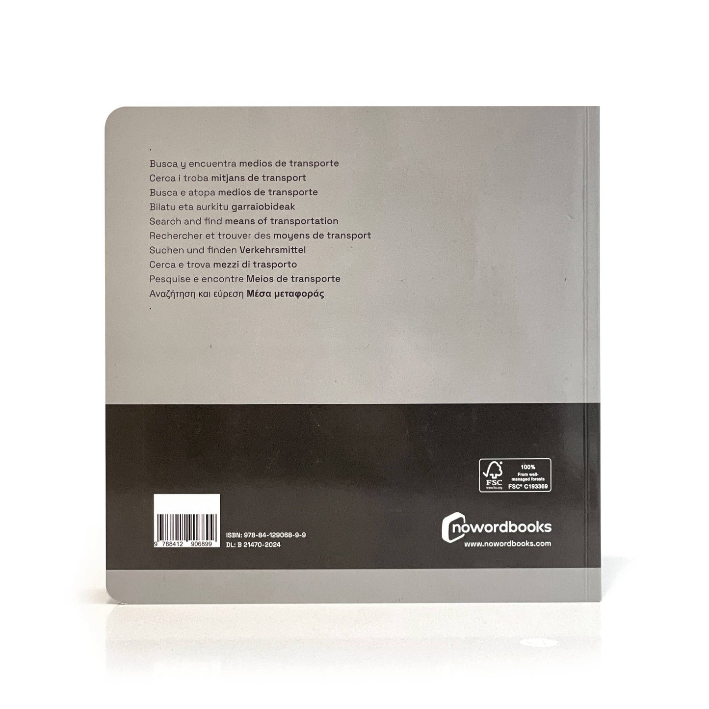 Seek & Find: Means of Transport - Wordless photo book NWB129