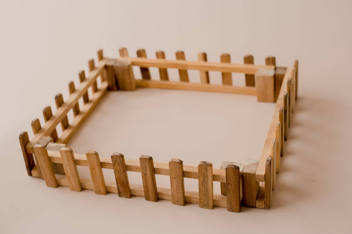 Wooden Fences - Set of 4