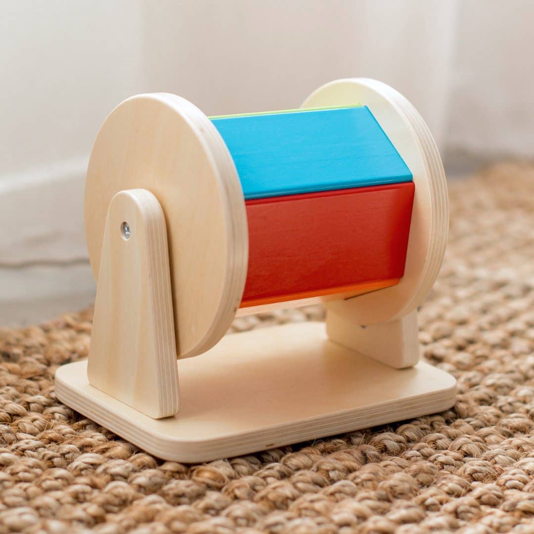 Totli Mirror Spinning Drum – Tummy Time Favourite
