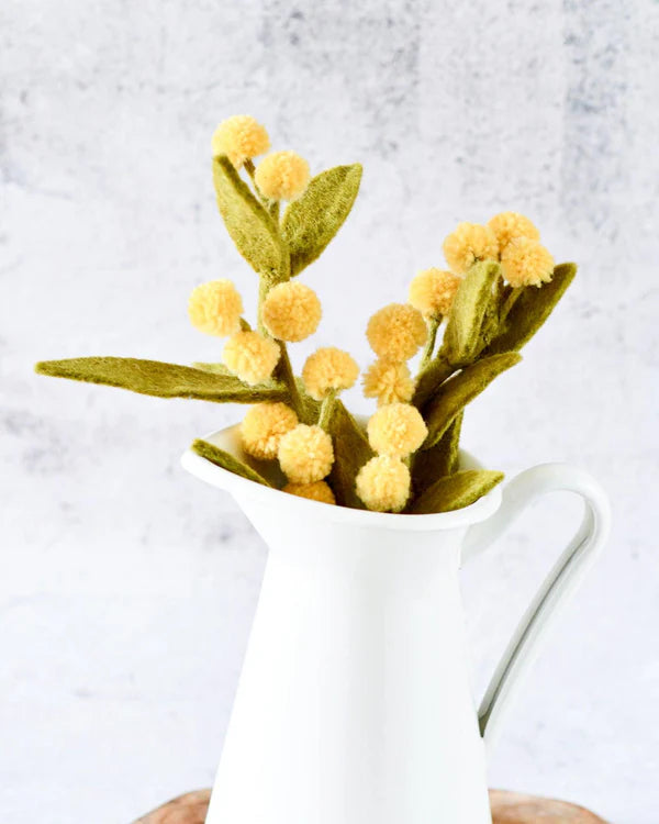 Wattle Flowers - Fair trade felt