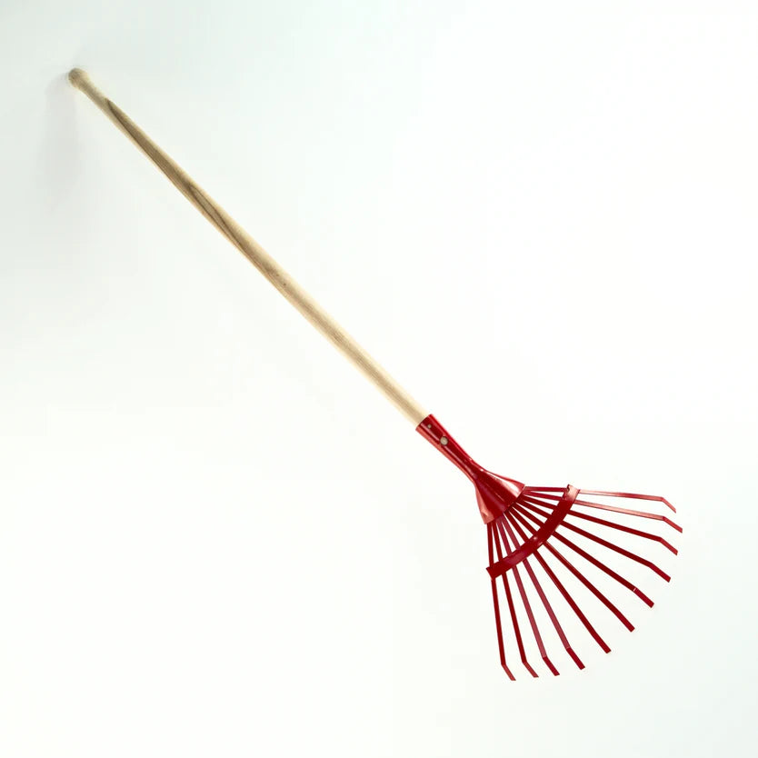 Gluckskafer Metal Leaf Rake 97cm - Red