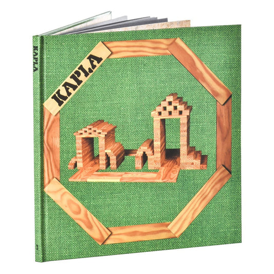KAPLA Blocks Building Art Book - Green - Simple Architecture (3+)