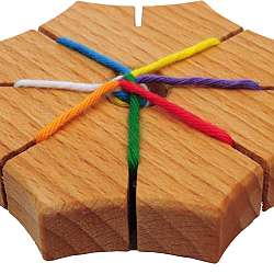 DIY Wooden Braid Star