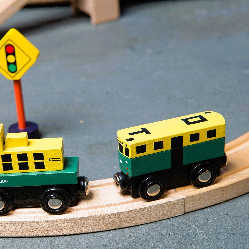 WOODEN TOY - MINI MELBOURNE TRAM