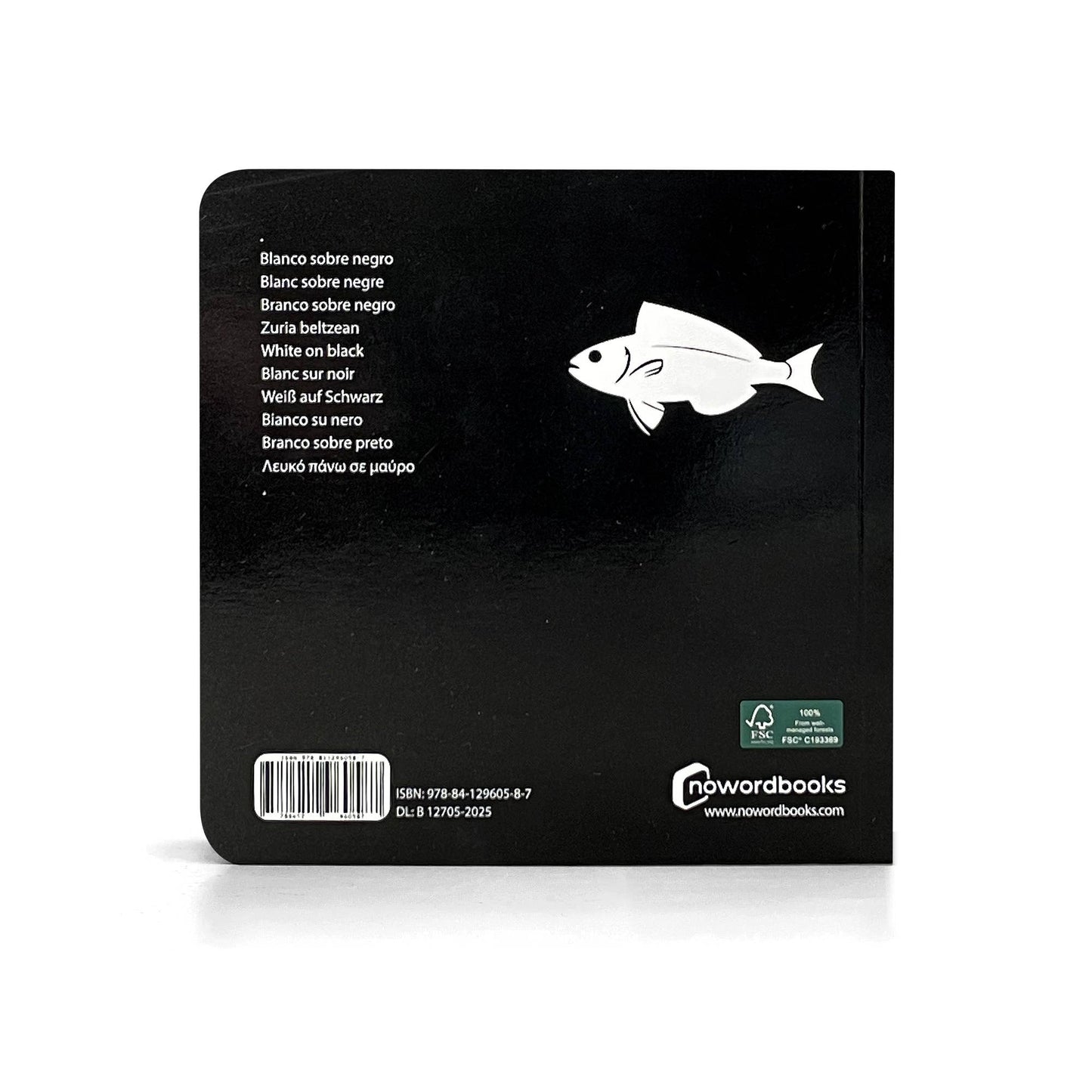 White on Black  - Wordless Book NWB060