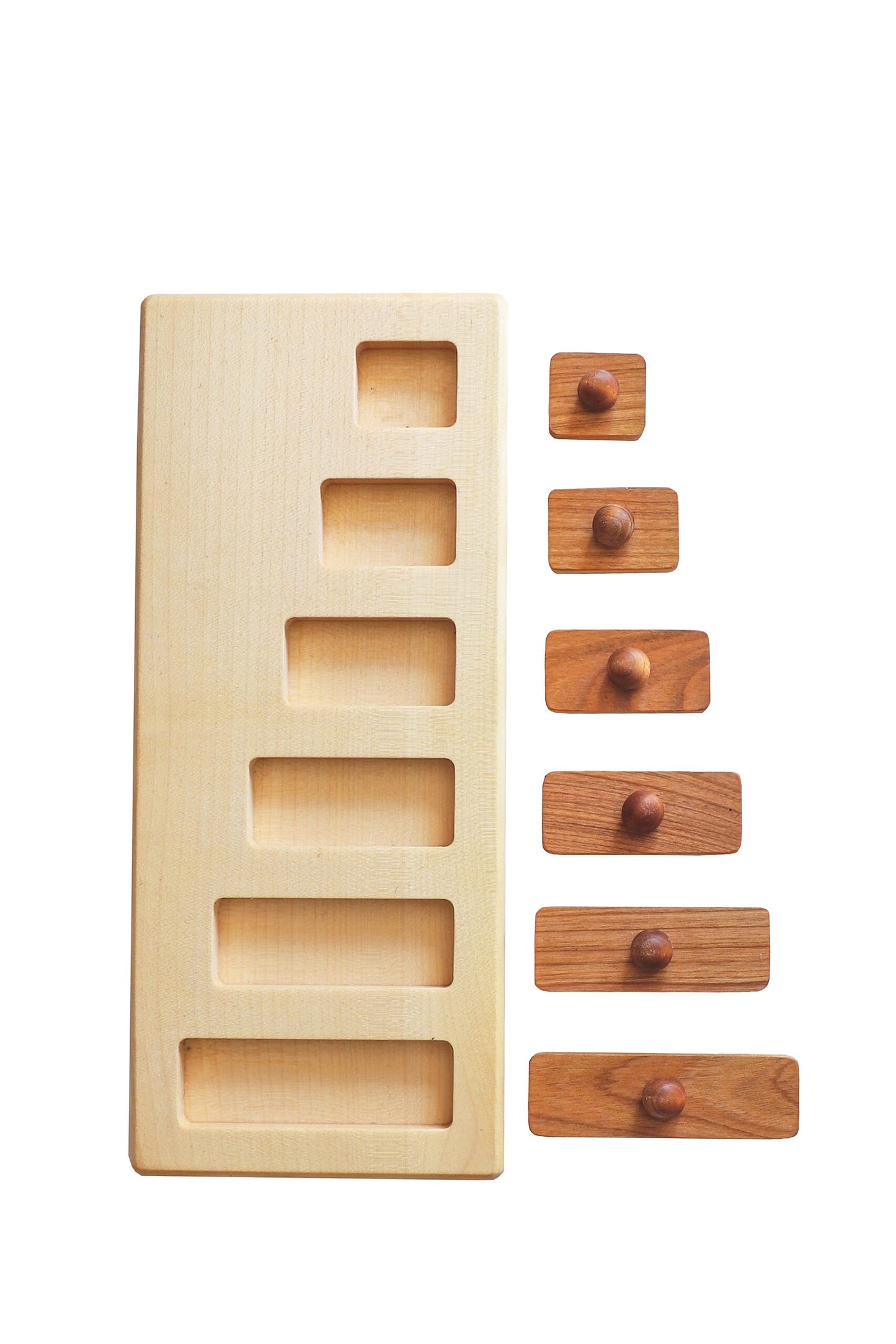 Wooden Story Montessori Long Short Puzzle