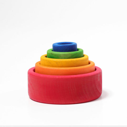 Grimm’s Stacking Bowls (red)
