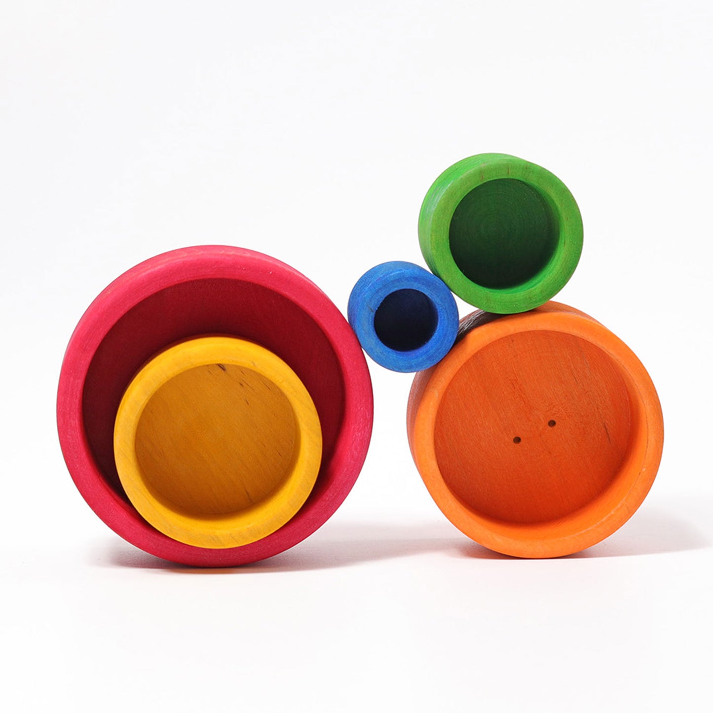 Grimm’s Stacking Bowls (red)