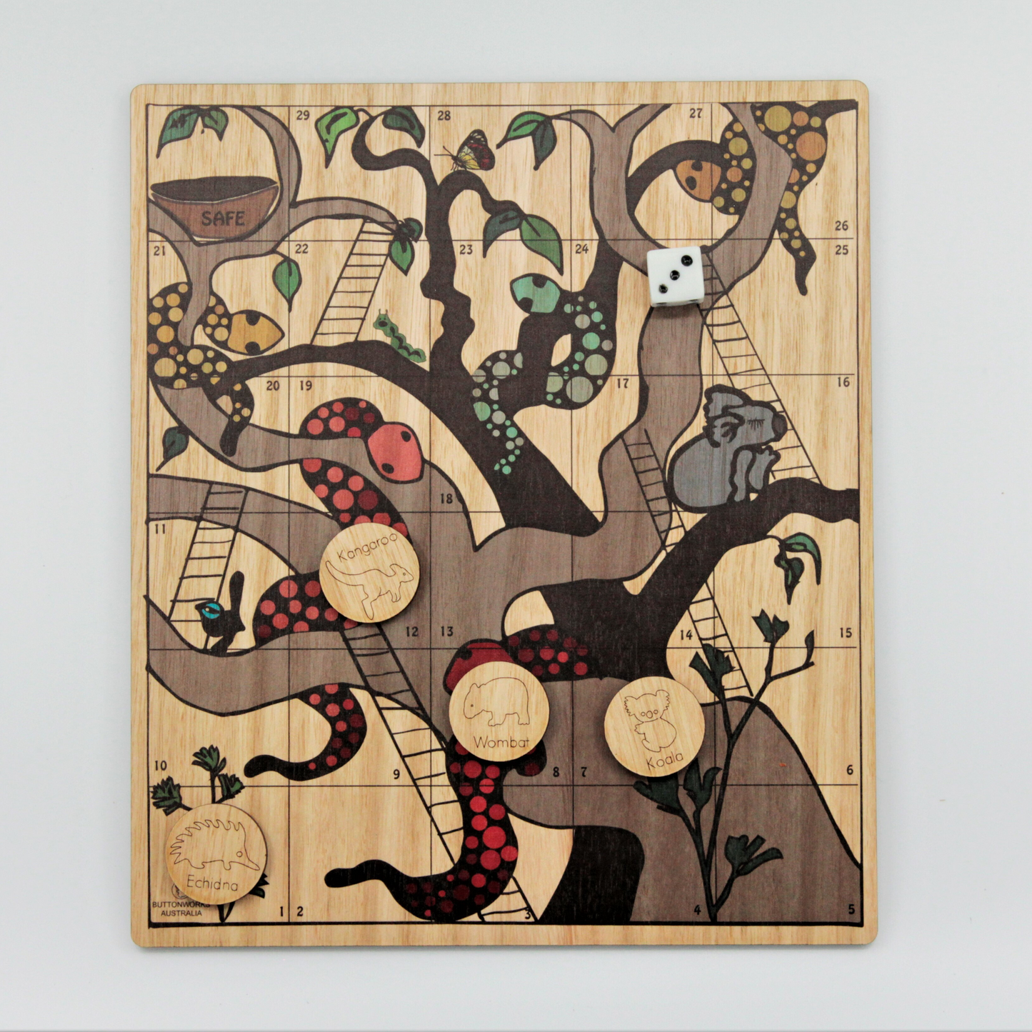 Australian Snakes & Ladders Game