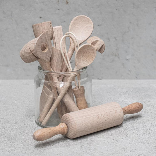 Wooden Utensil Set - 9 pieces