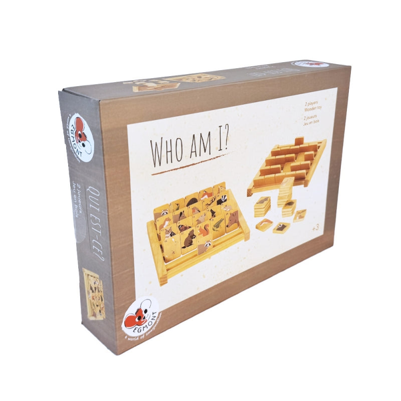 Wooden "Who am I?" Game