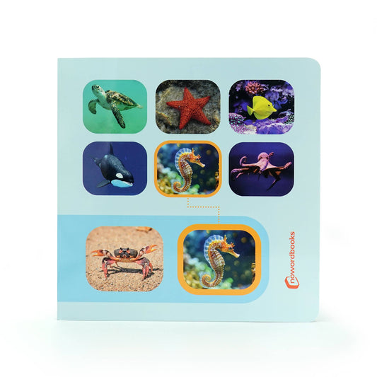 Seek & Find: Marine Animals - Wordless photo book NWB123