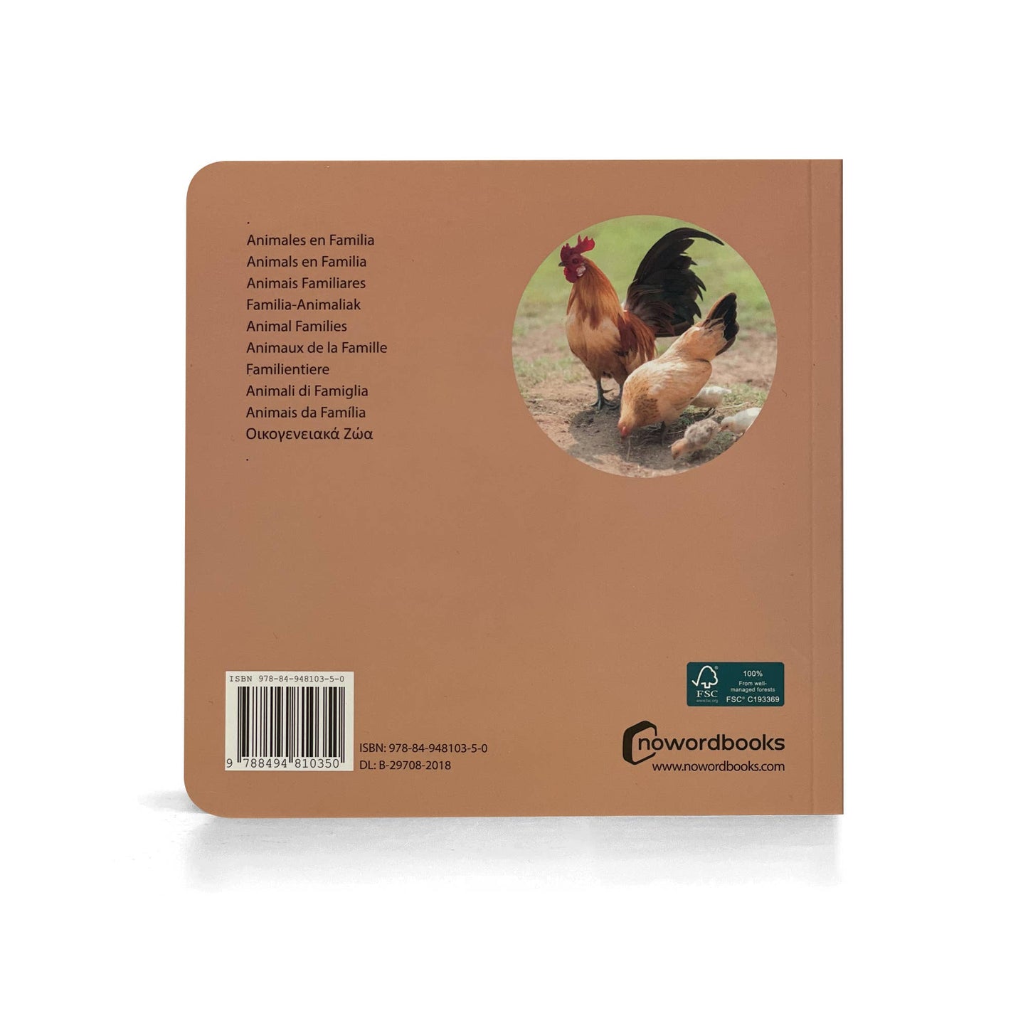 Animal Families I - Wordless Photo Book NWB027