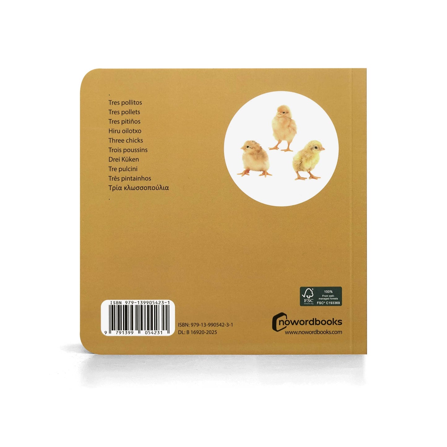 Three chicks - Wordless Photo Book NWB061