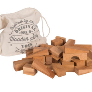 Natural Blocks in Sack XL 50 pieces