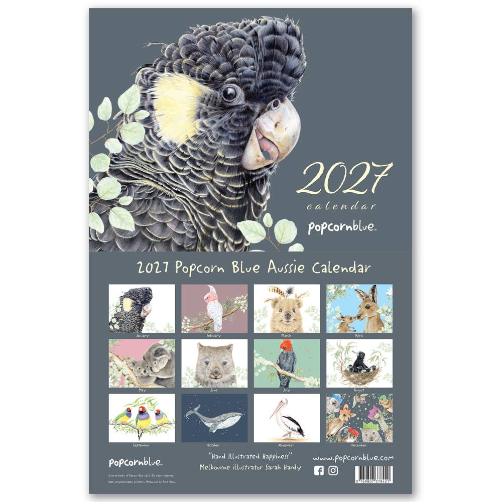 2027 Australia Animal and Bird Calendar