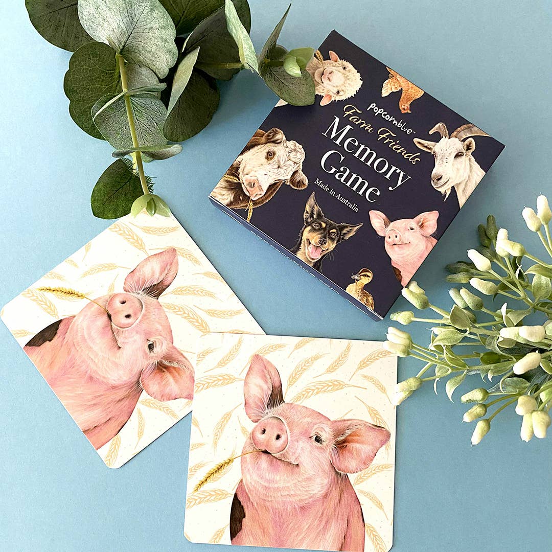 Australian Memory Game Farm Friends