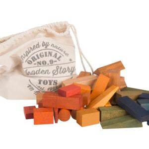 Rainbow Blocks in Sack XL 50 pieces