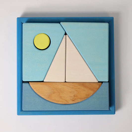 Grimm’s Building Set Blue/Boat