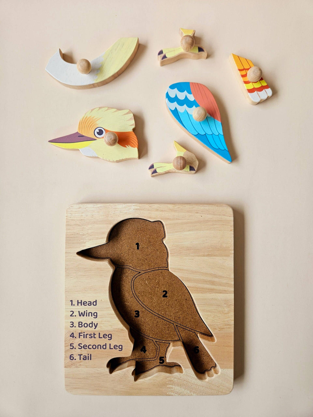 QTOYS Kookaburra Knob Puzzle
