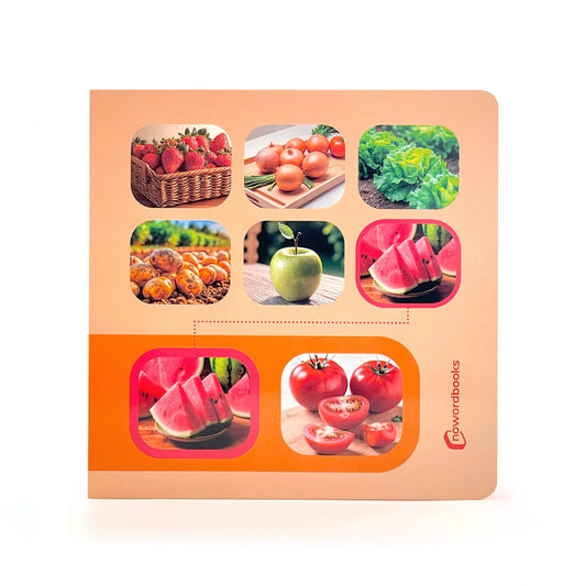 Seek & Find Fruits and Vegetables Wordless photo book NWB128