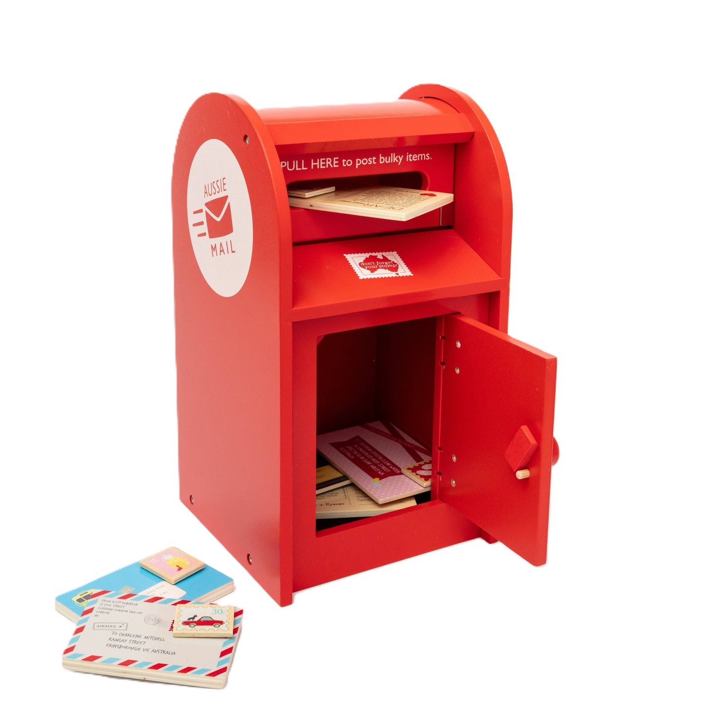 WOODEN TOY - AUSTRALIAN POST BOX