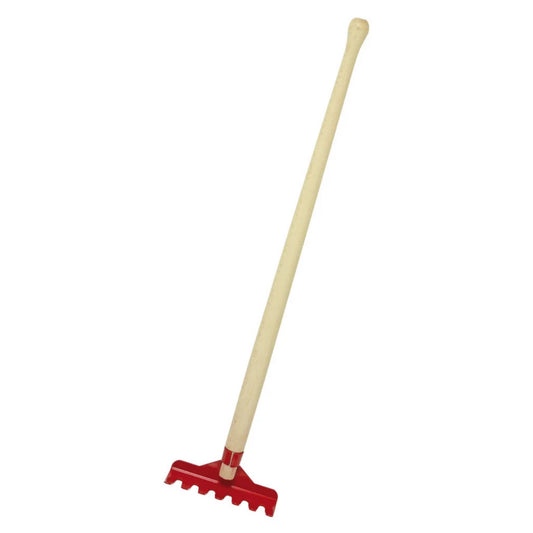 Gluckskafer Metal Rake long 62cm red