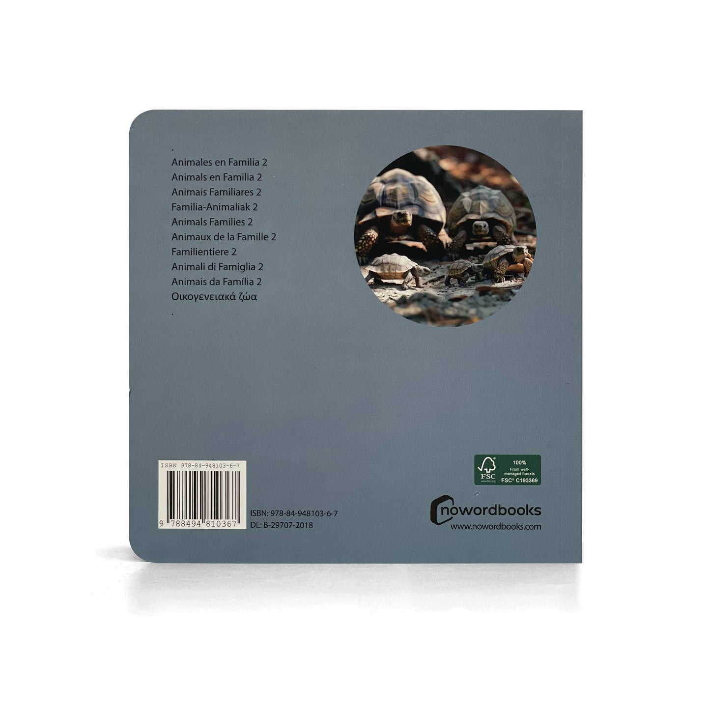 Animal Families II - Wordless Photo Book NWB028