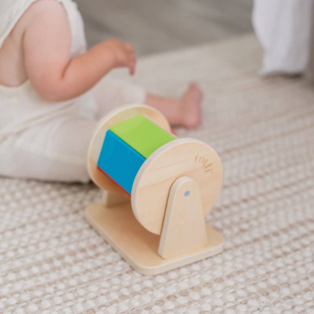 Totli Mirror Spinning Drum – Tummy Time Favourite