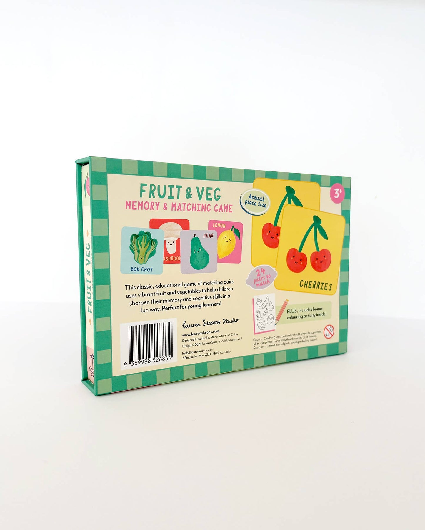 Fruit and Veg Memory & Matching Game