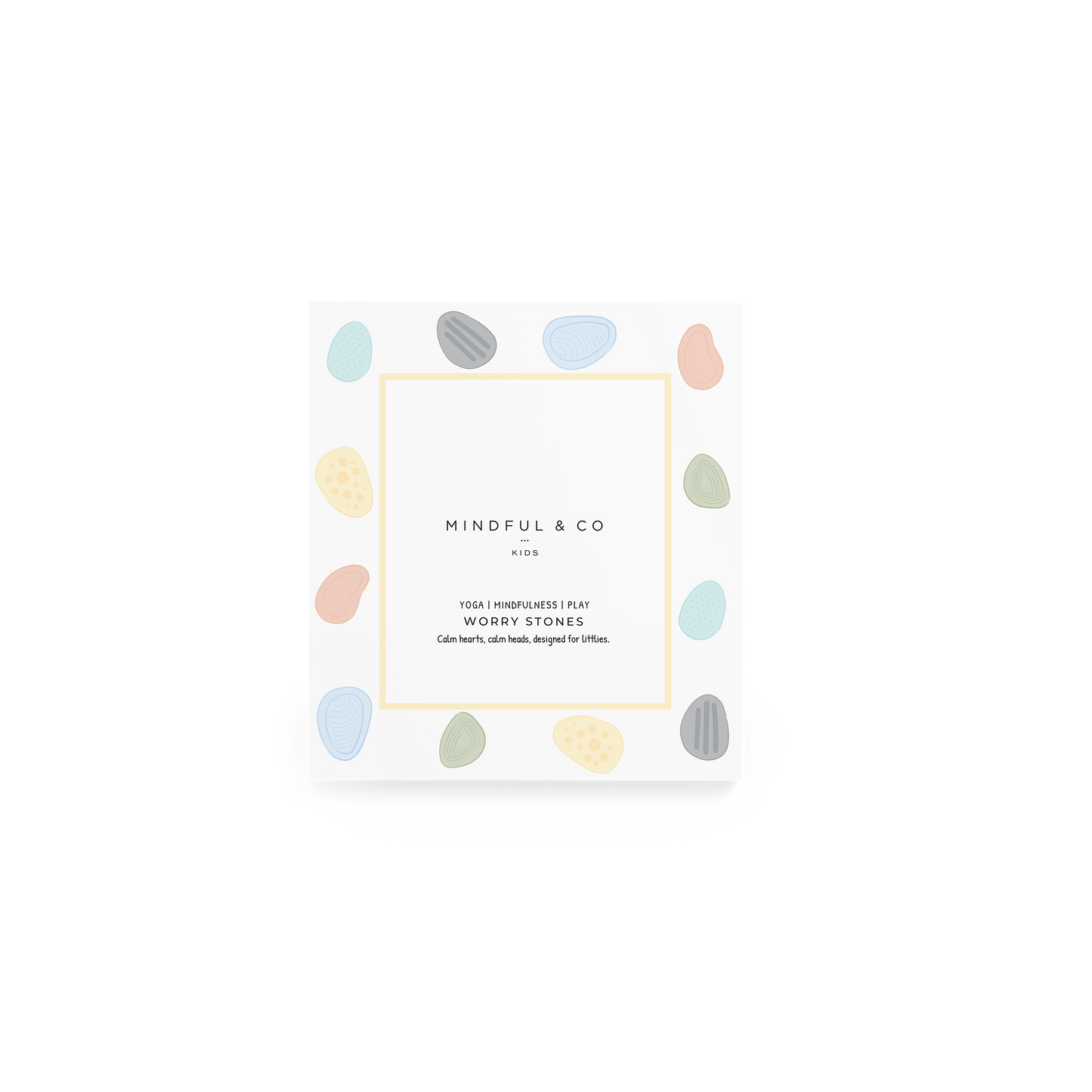 Worry Stones – Calming Sensory Fidget for Kids (Set of 6)