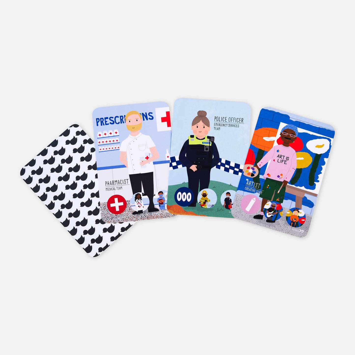 Happy Workers Card Set