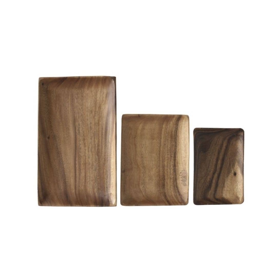 Acacia Rectangle Plates/Trays