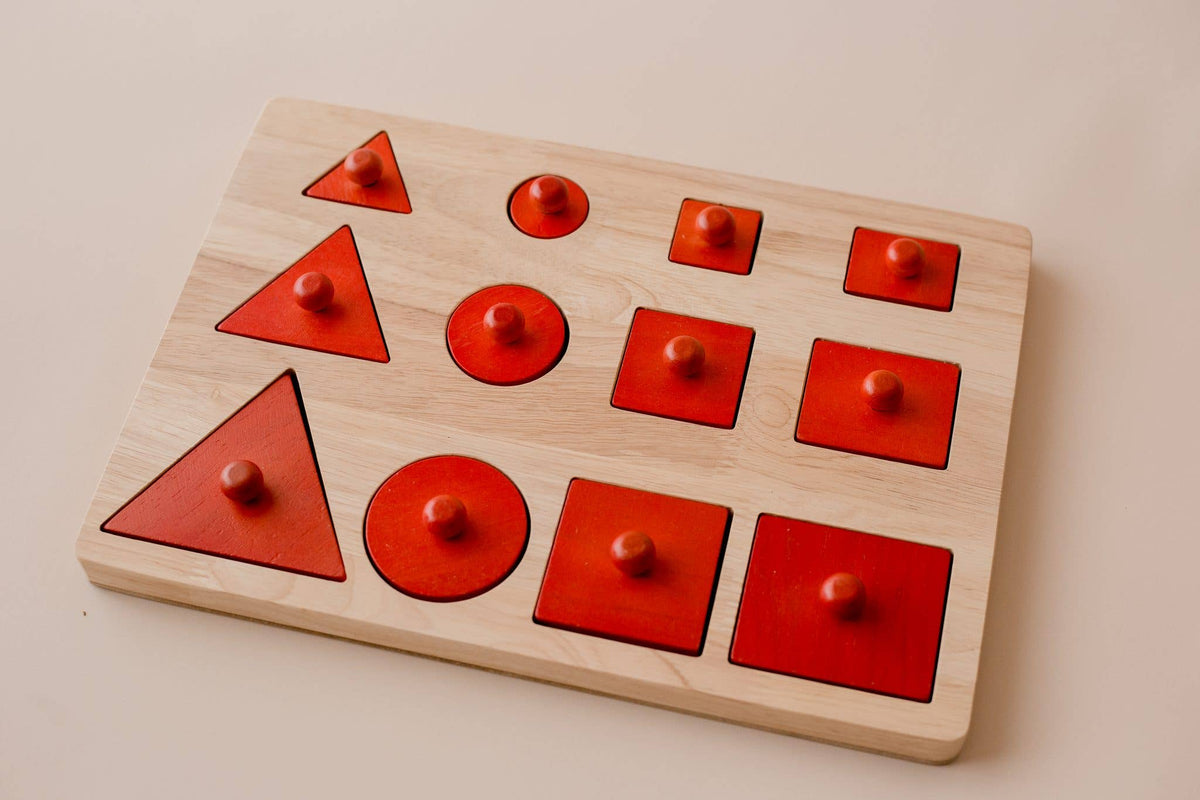 Toddler Knob Shape Puzzle